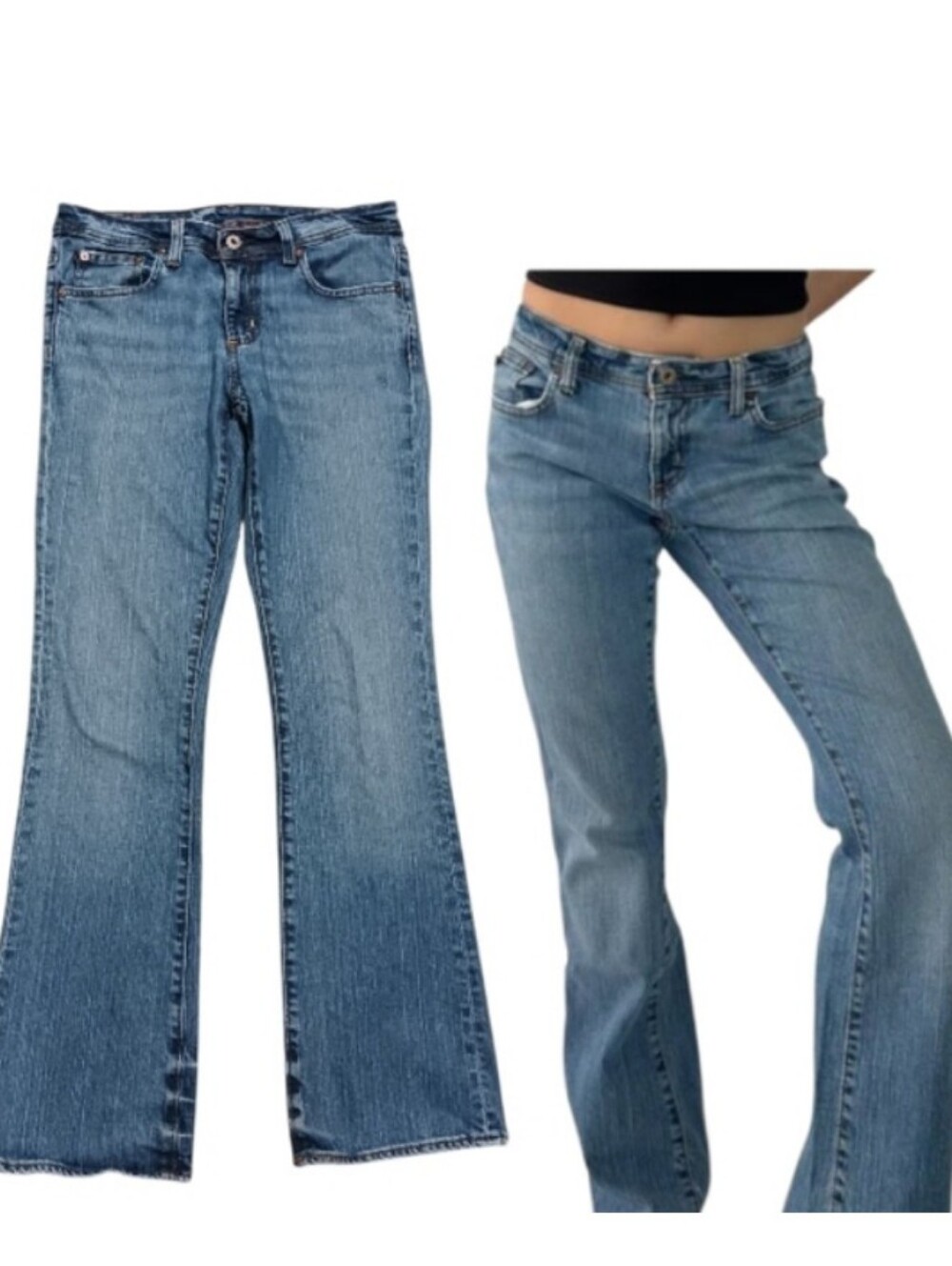 POLO Jeans Ralph Lauren 90s Y2K Stretch Modern Bootcut Low Rise